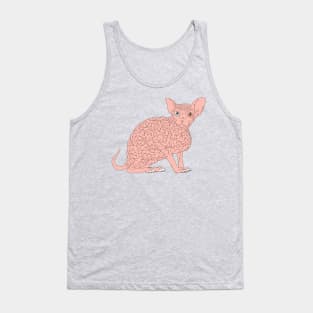 Smart Cat Brain Tank Top